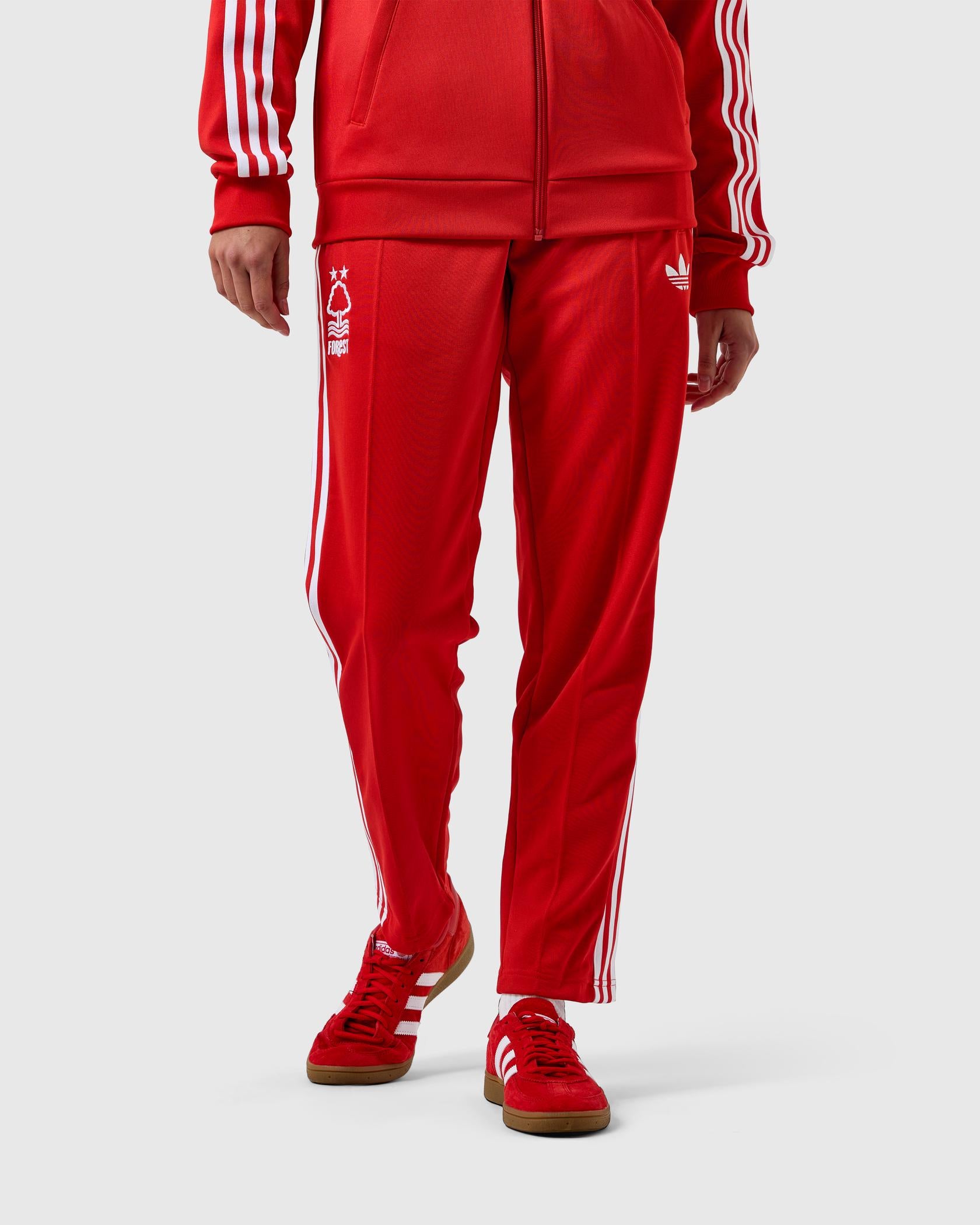 NFFC adidas Originals Red Track Pants