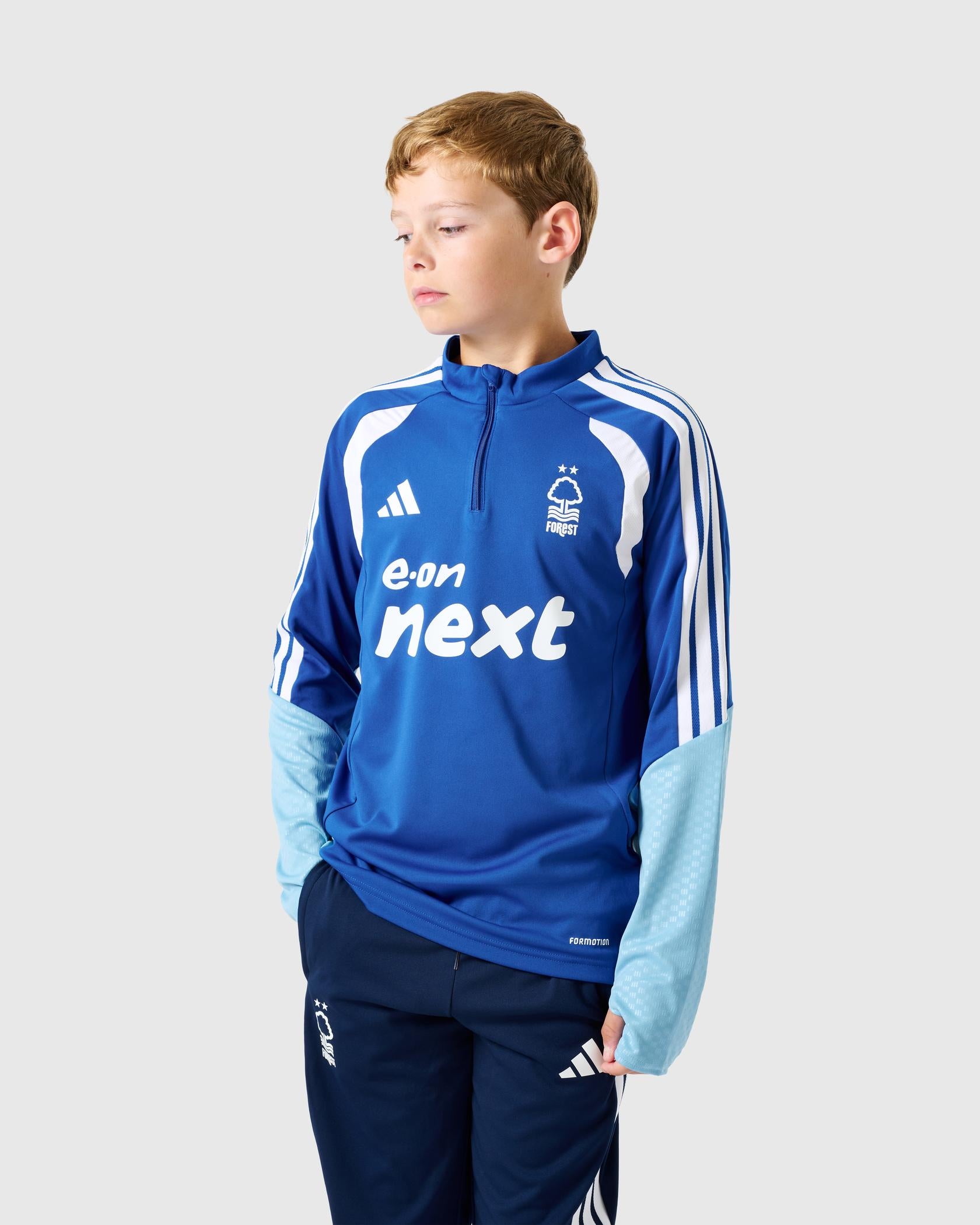 NFFC 26/27 Junior Royal Blue Training 1/4 Zip Top
