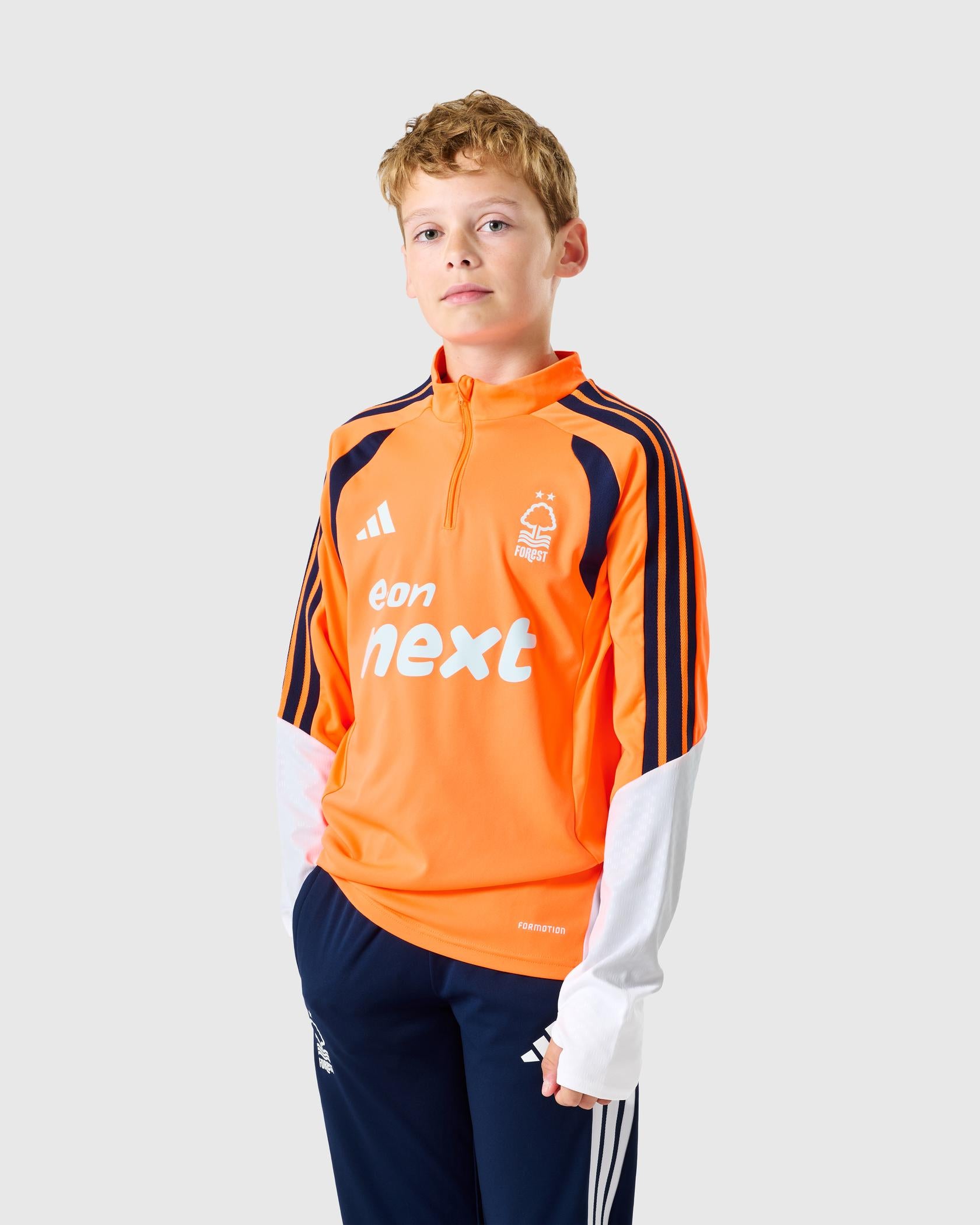 NFFC 26/27 Junior Lucid Orange Training 1/4 Zip Top