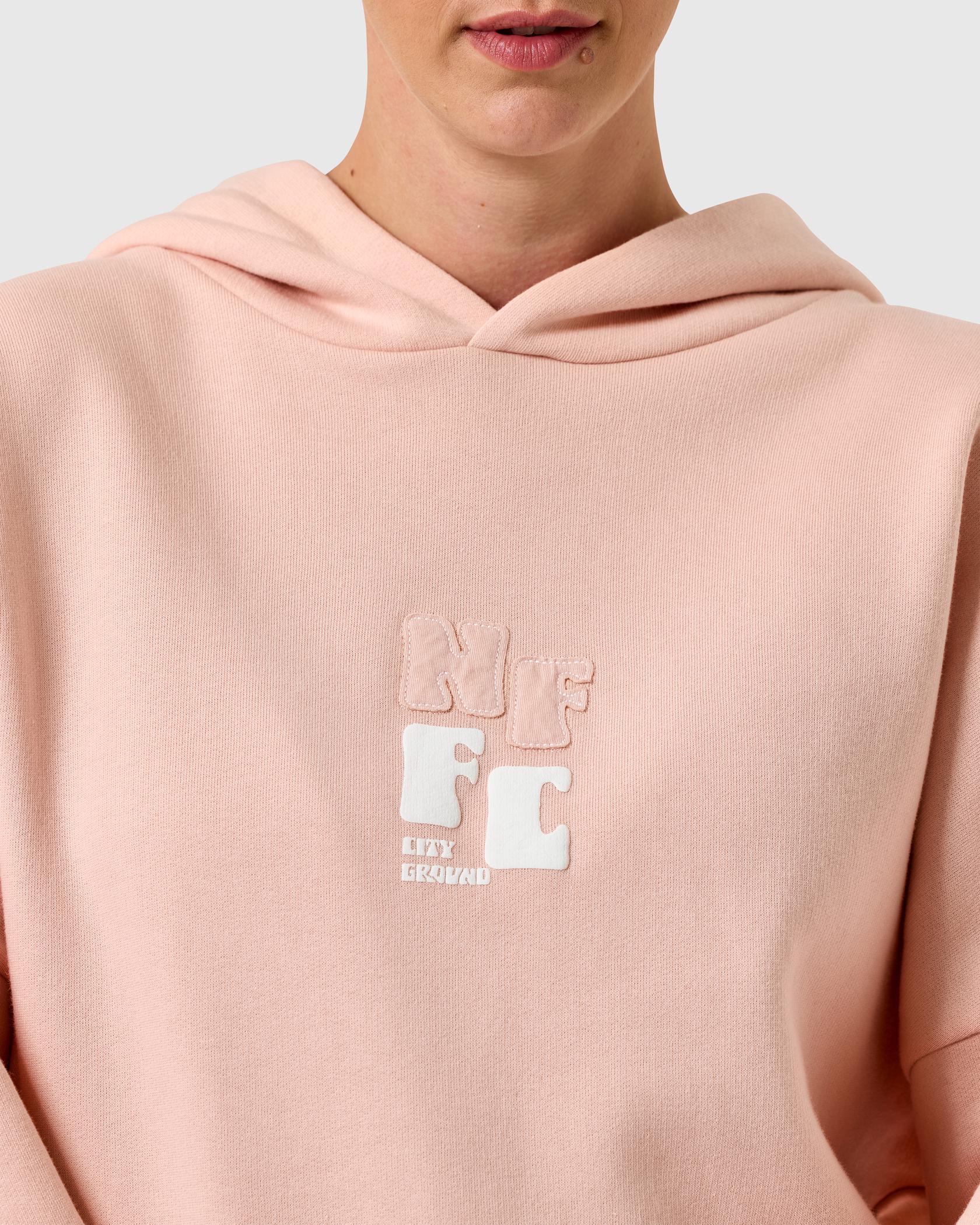 NFFC Women's Pink Bubble Hoodie