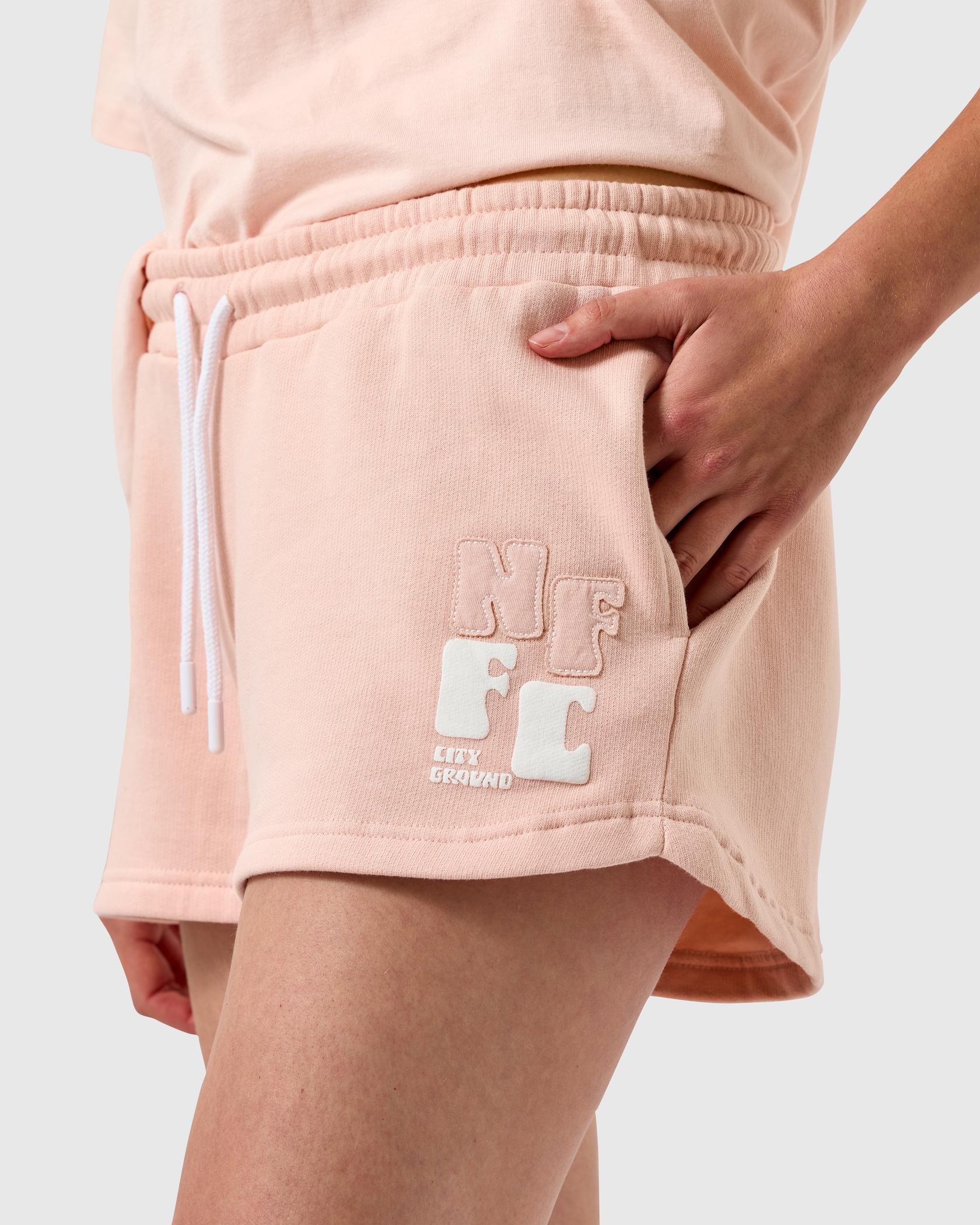 NFFC Women's Pink Bubble Shorts