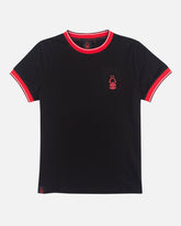 NFFC Womens Black Essential Ringer T-Shirt
