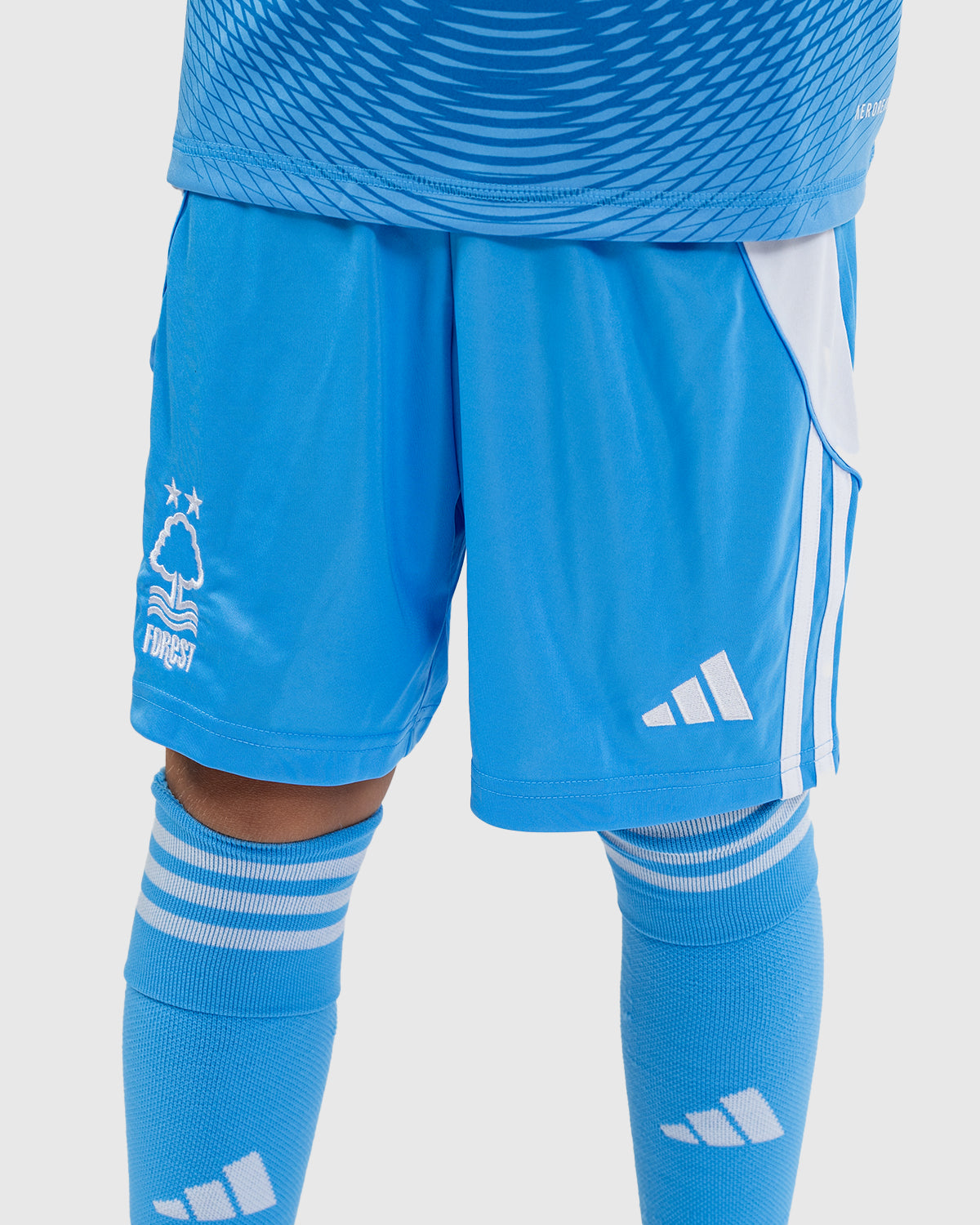 NFFC Junior Blue Goalkeeper Shorts 25/26
