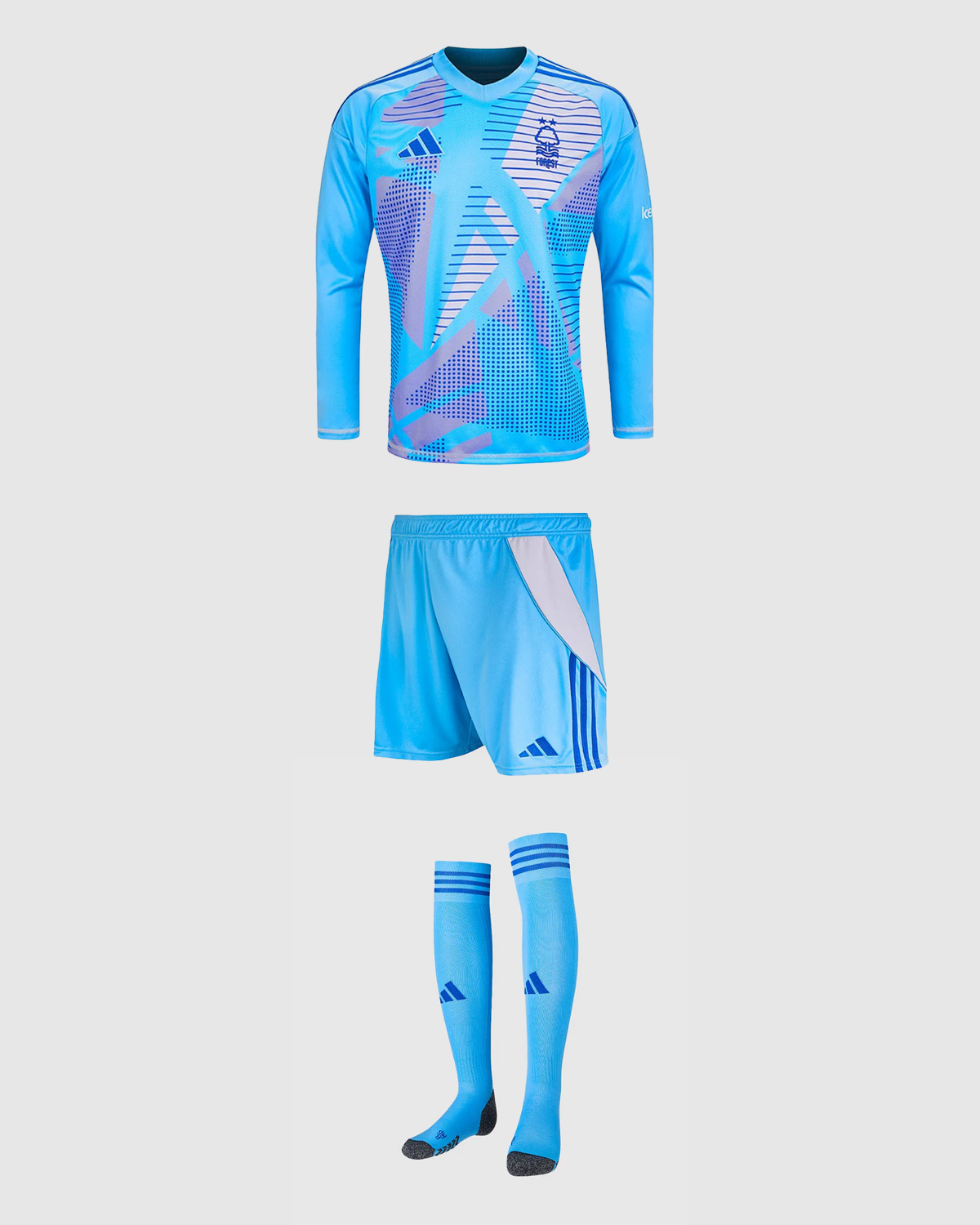 NFFC Junior Blue Goalkeeper Kit Bundle