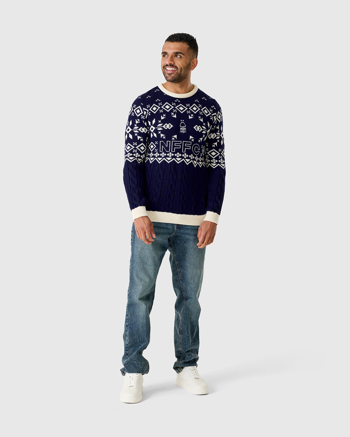 NFFC Cable Knit Christmas Jumper