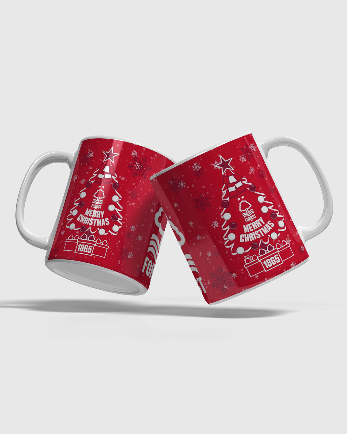 NFFC Red Christmas Tree Mug
