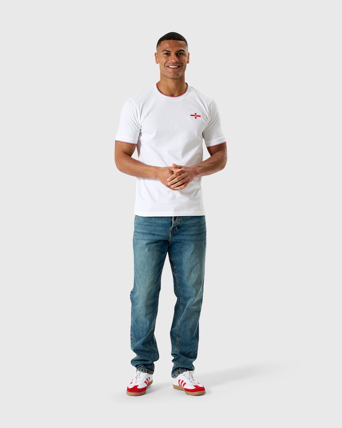 NFFC White Club & Country Tipped T-Shirt