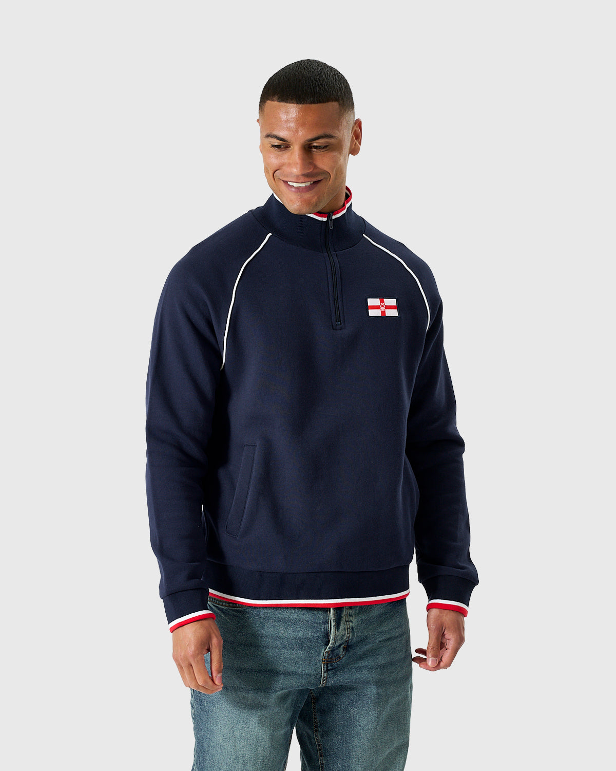 NFFC Navy Club & Country 1/4 Zip Top