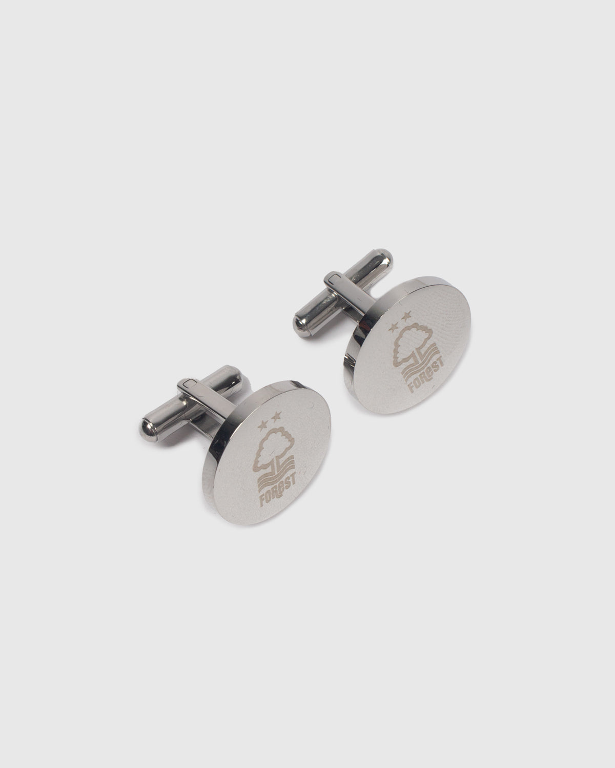 NFFC Round Boxed Crest Cufflinks