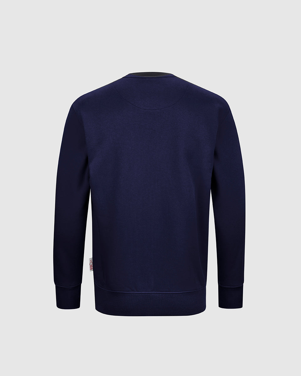 NFFC Junior Navy Essential Crew Neck Sweatshirt