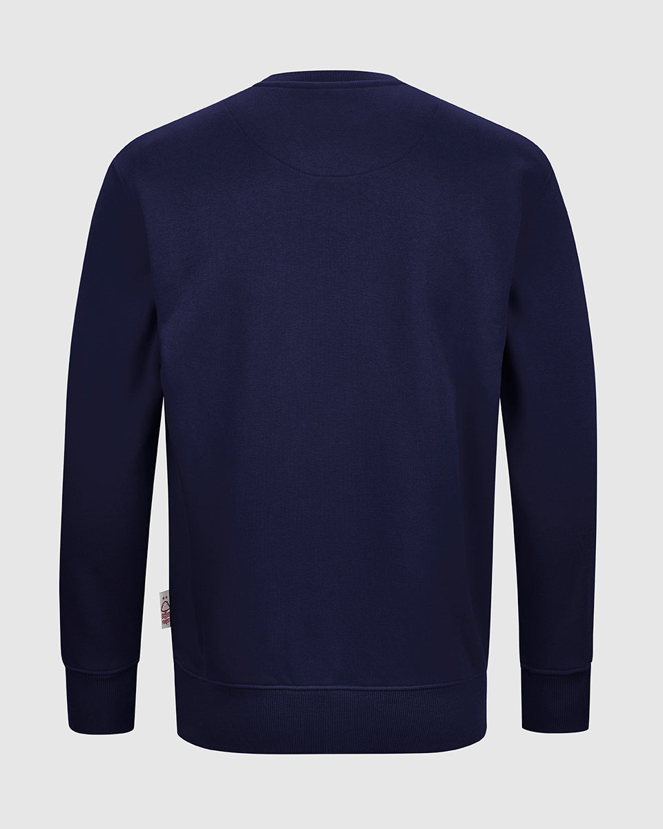 NFFC Navy Essential Crew Neck Sweatshirt