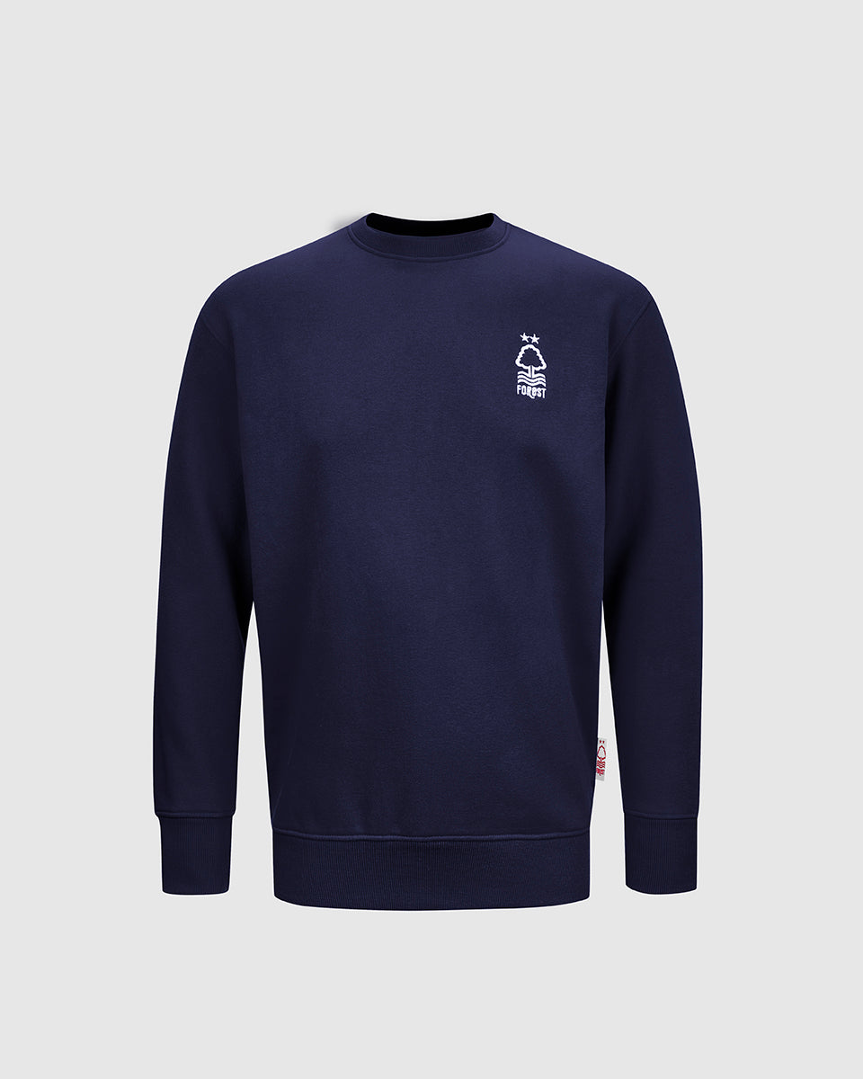 NFFC Junior Navy Essential Crew Neck Sweatshirt