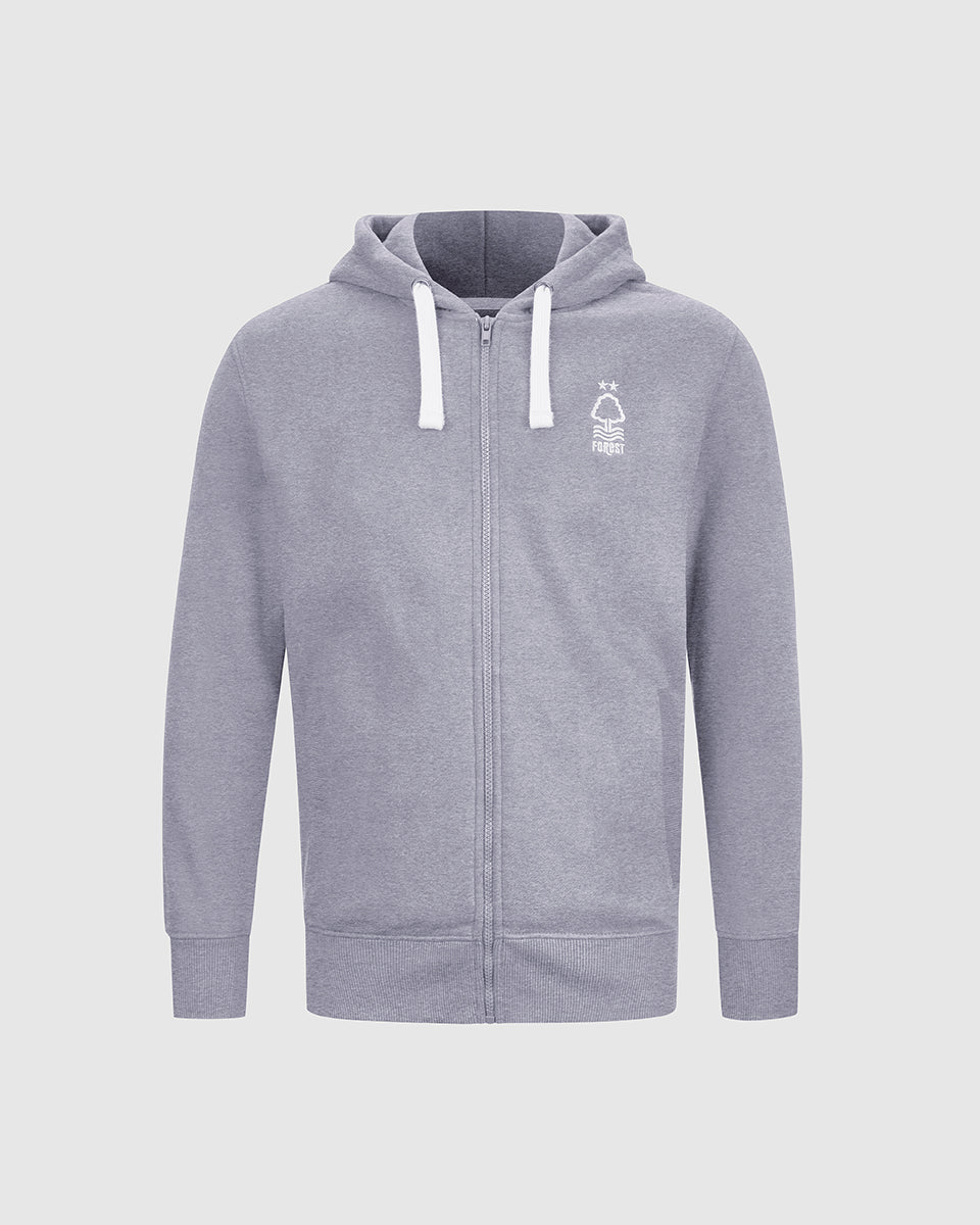 NFFC Junior Grey Essential Full Zip Hoodie