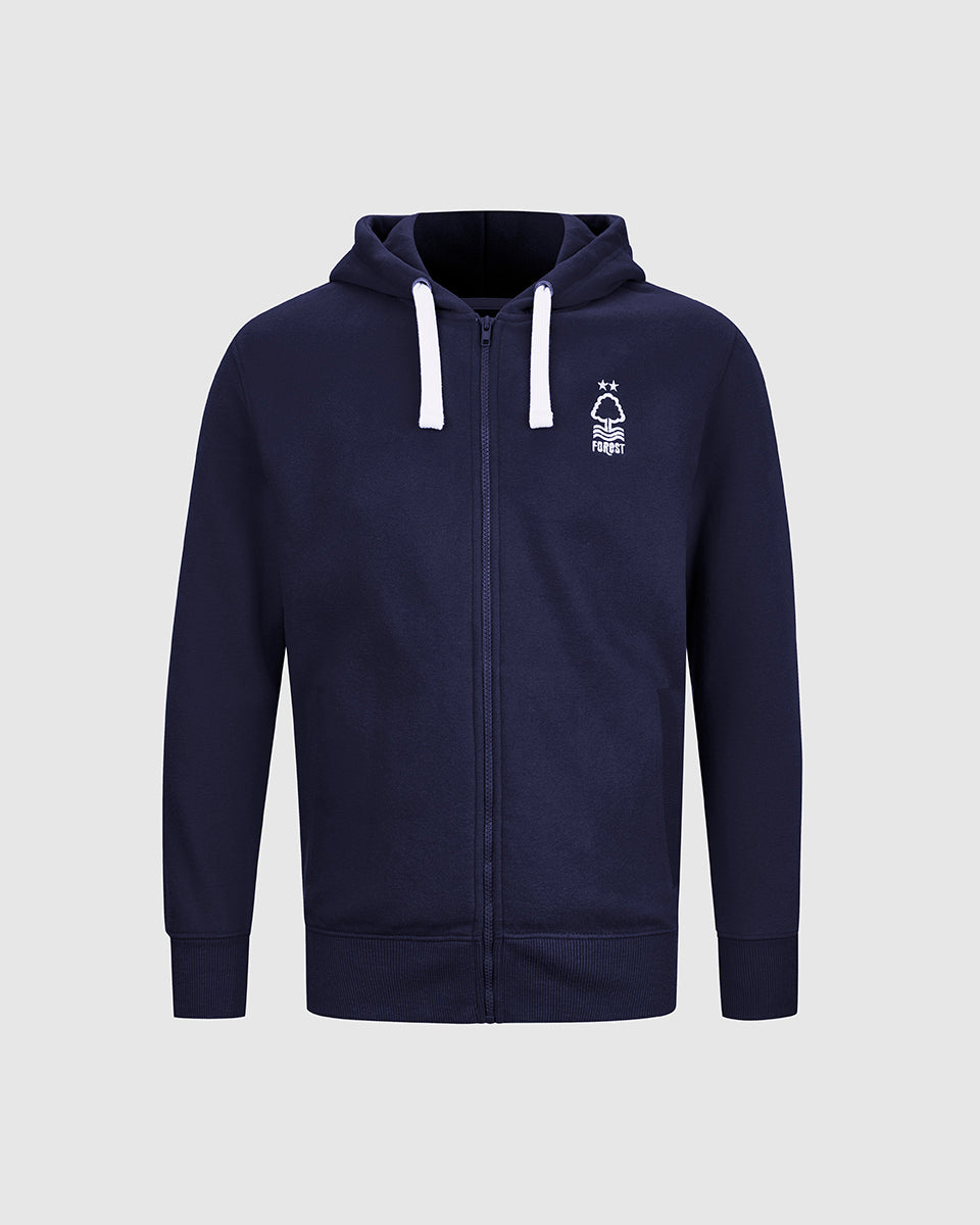 NFFC Junior Navy Essential Full Zip Hoodie