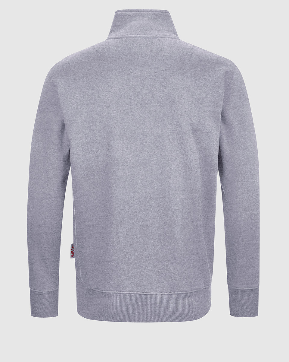 NFFC Grey Essential 1/4 Zip Top