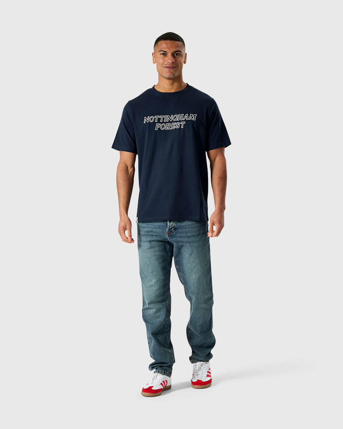 NFFC Embroidery Navy T-Shirt