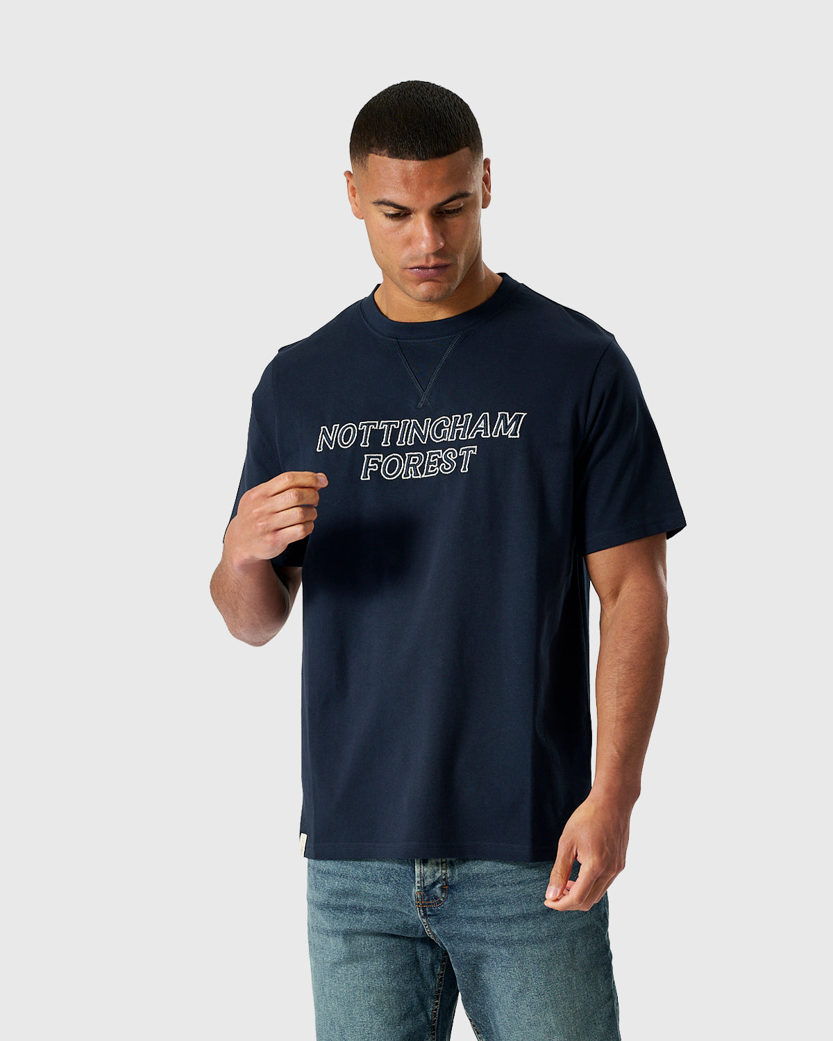 NFFC Embroidery Navy T-Shirt