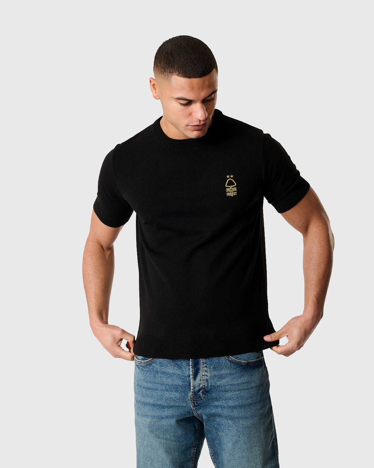 NFFC Black Essential Knit T-Shirt