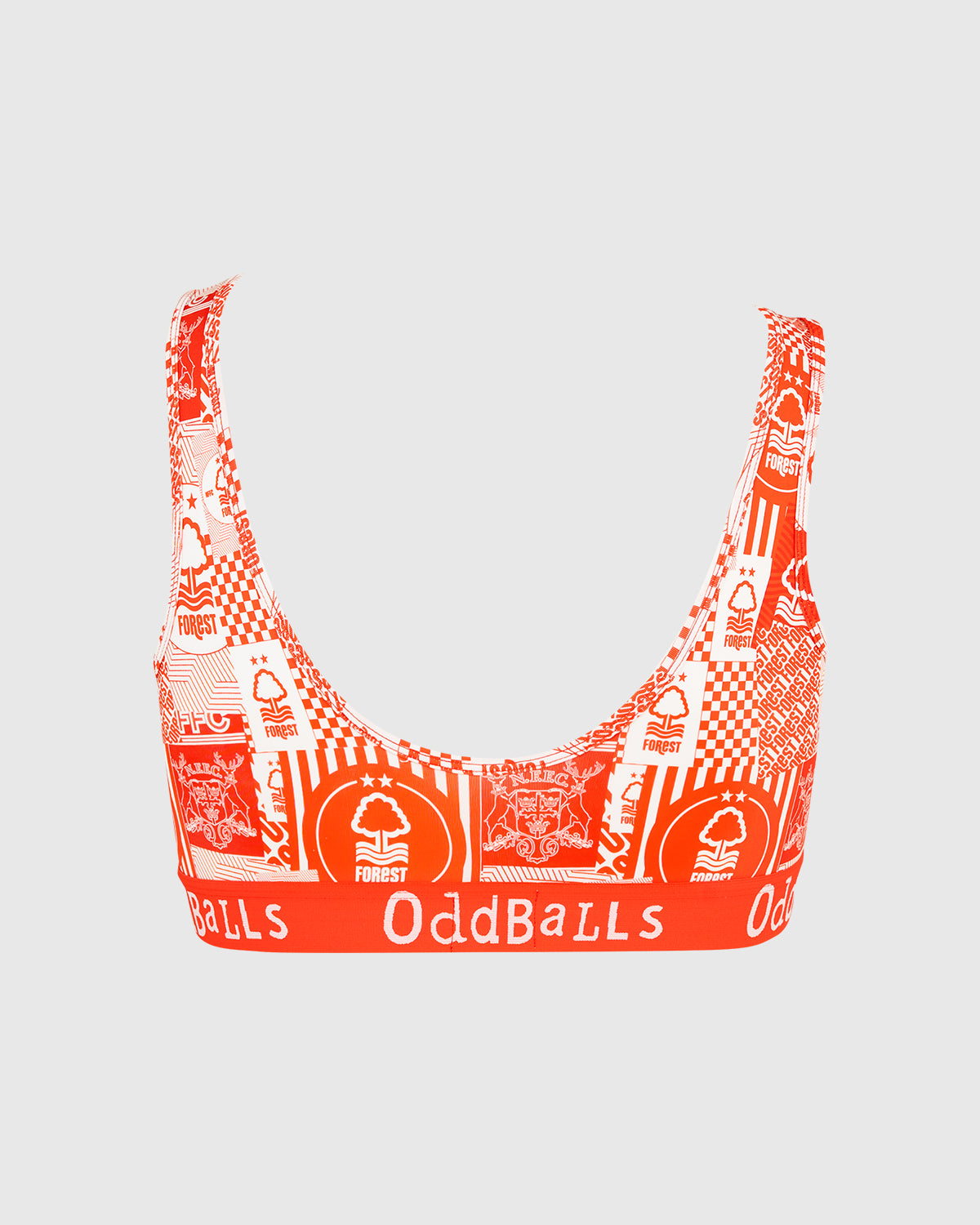 NFFC OddBalls Womens Red Flag Bralette