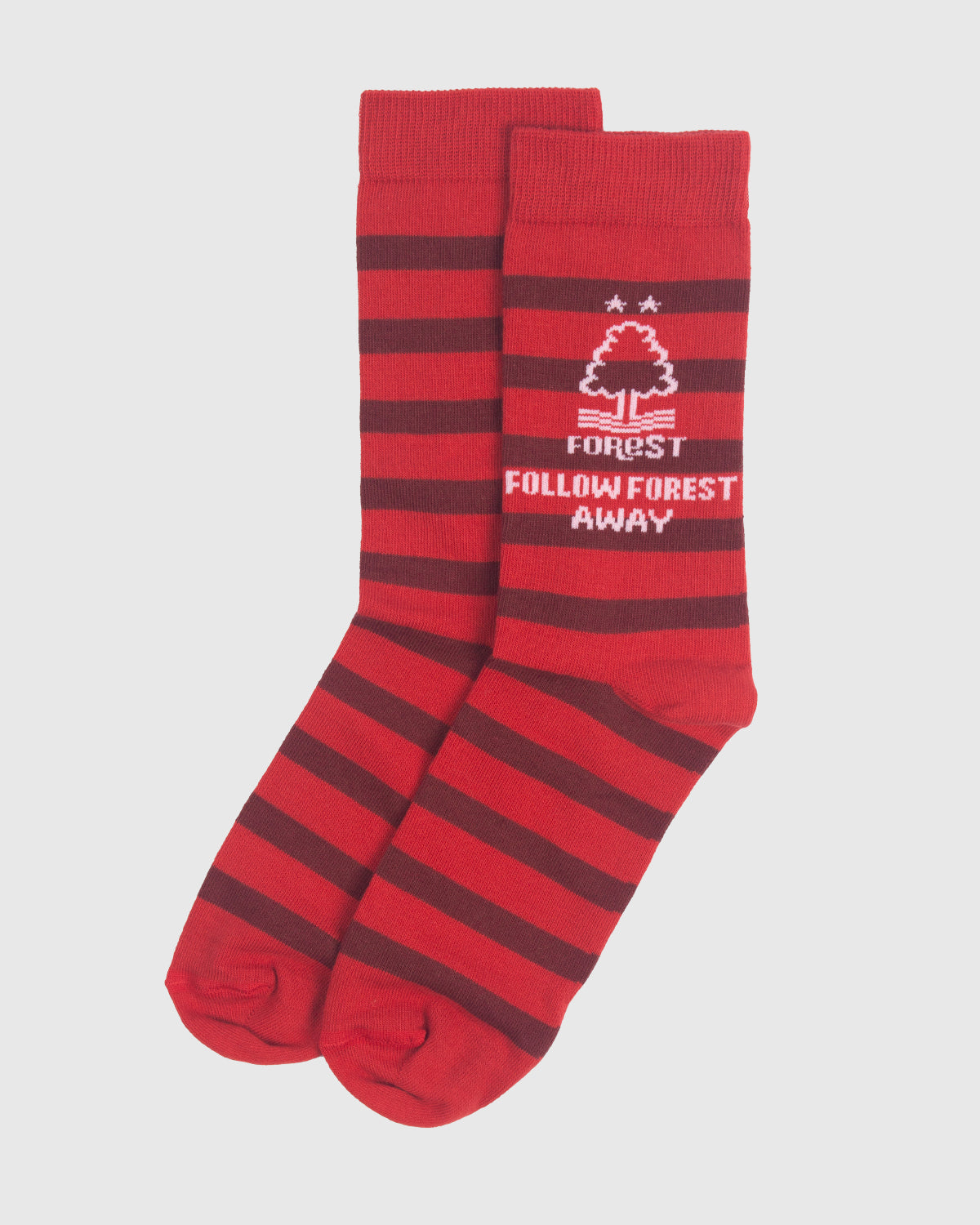 NFFC Forest Away Red Striped Sock