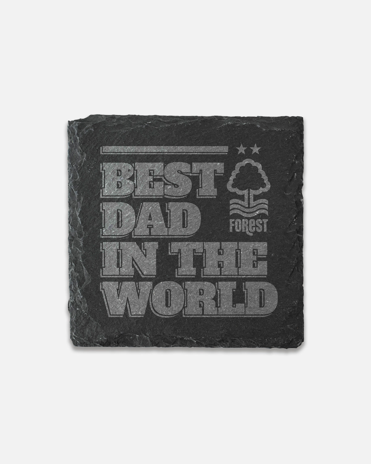 NFFC Best Dad In The World Slate Coaster