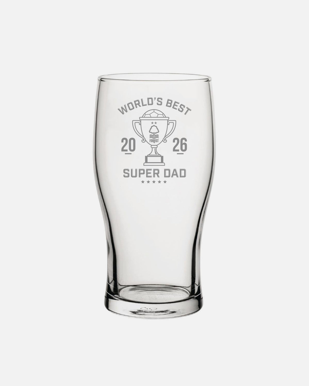 NFFC World's Best Super Dad Pint Glass