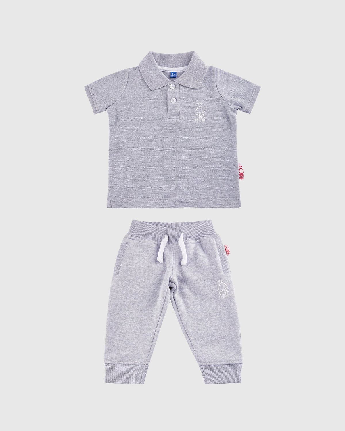 NFFC Infant Grey Essential Polo And Joggers Bundle