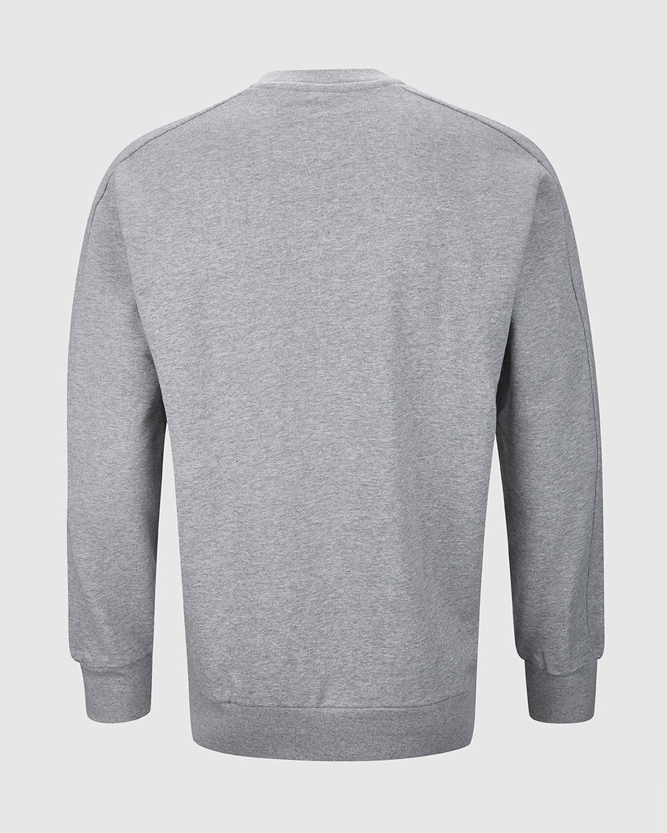 NFFC Adidas Essentials Grey 3-Stripe Sweatshirt