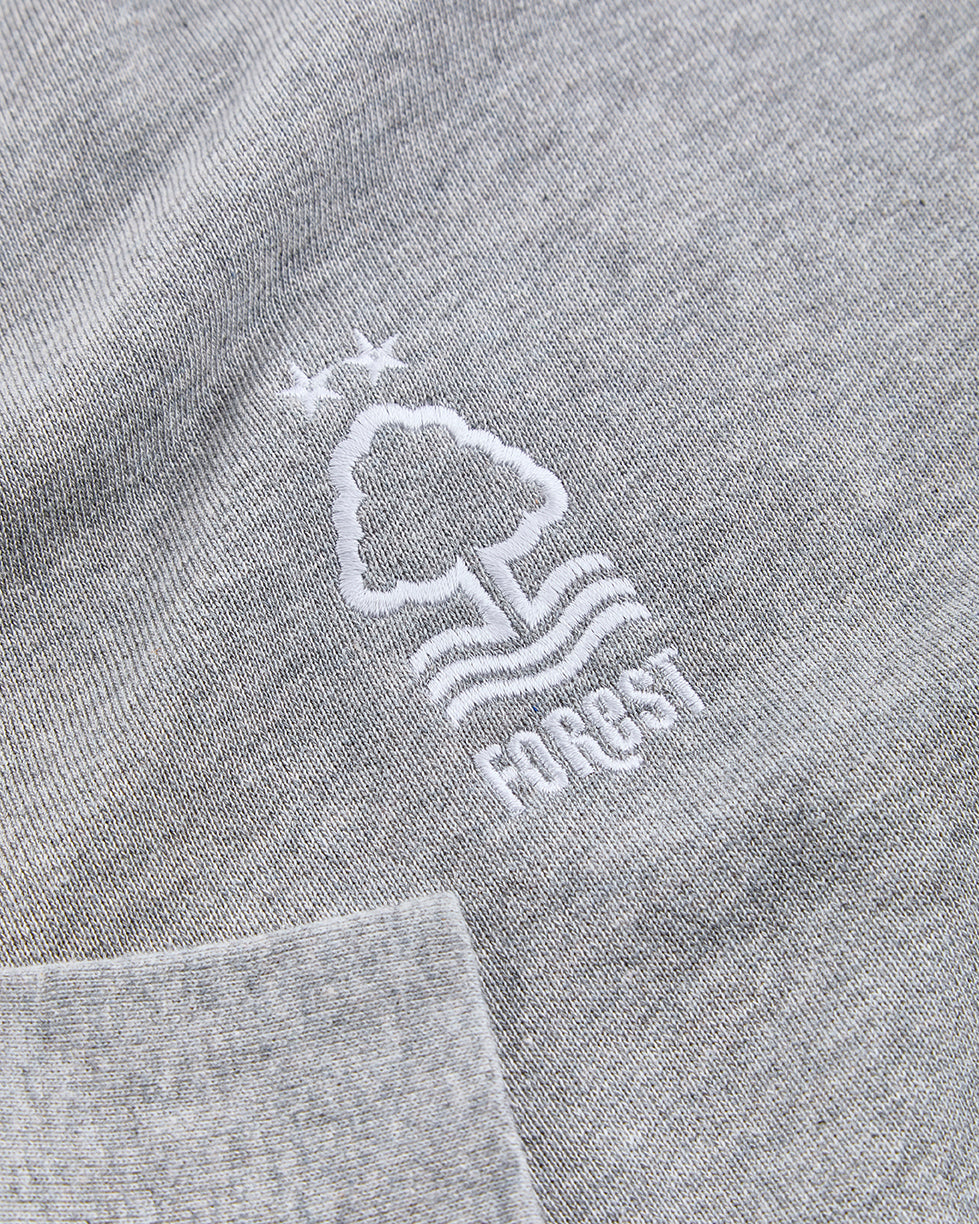 NFFC Adidas Essentials Grey 3-Stripe Sweatshirt