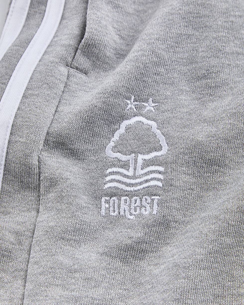 NFFC Adidas Essentials Grey 3-Stripe Shorts