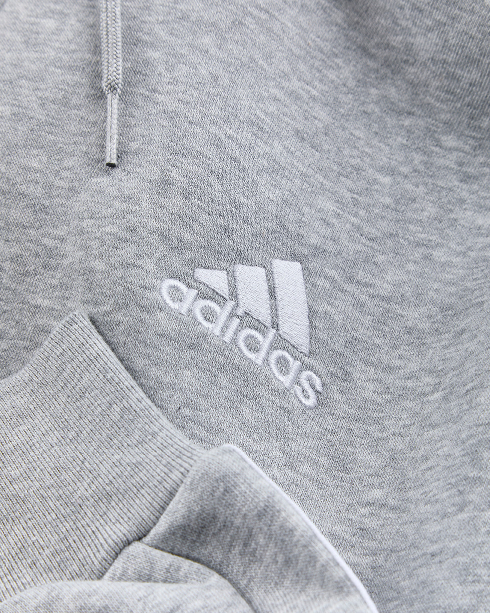 NFFC Adidas Essentials Grey 3-Stripe Full Zip Hoodie