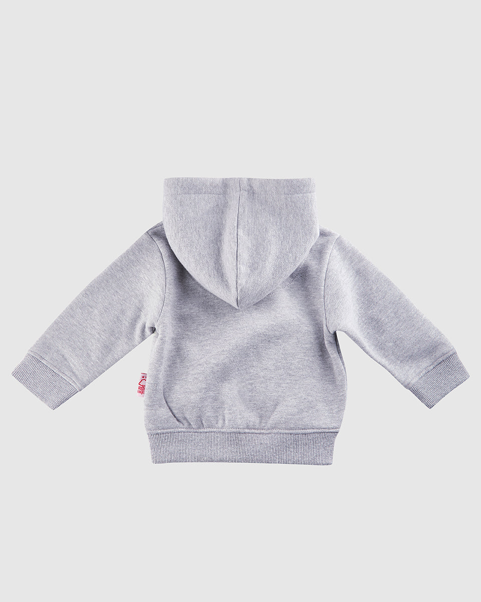 NFFC Infant Grey Essential Full Zip Hoodie