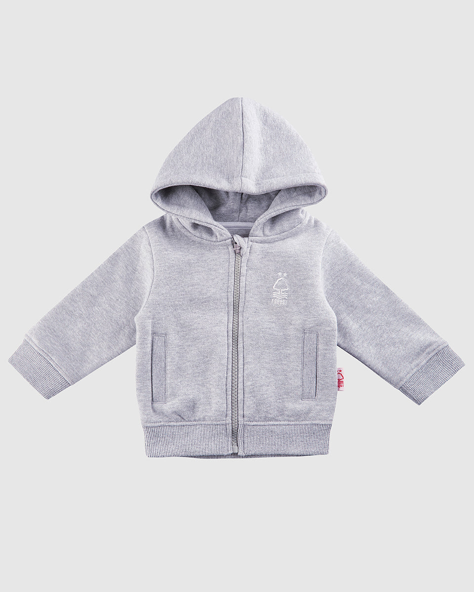 NFFC Infant Grey Essential Full Zip Hoodie