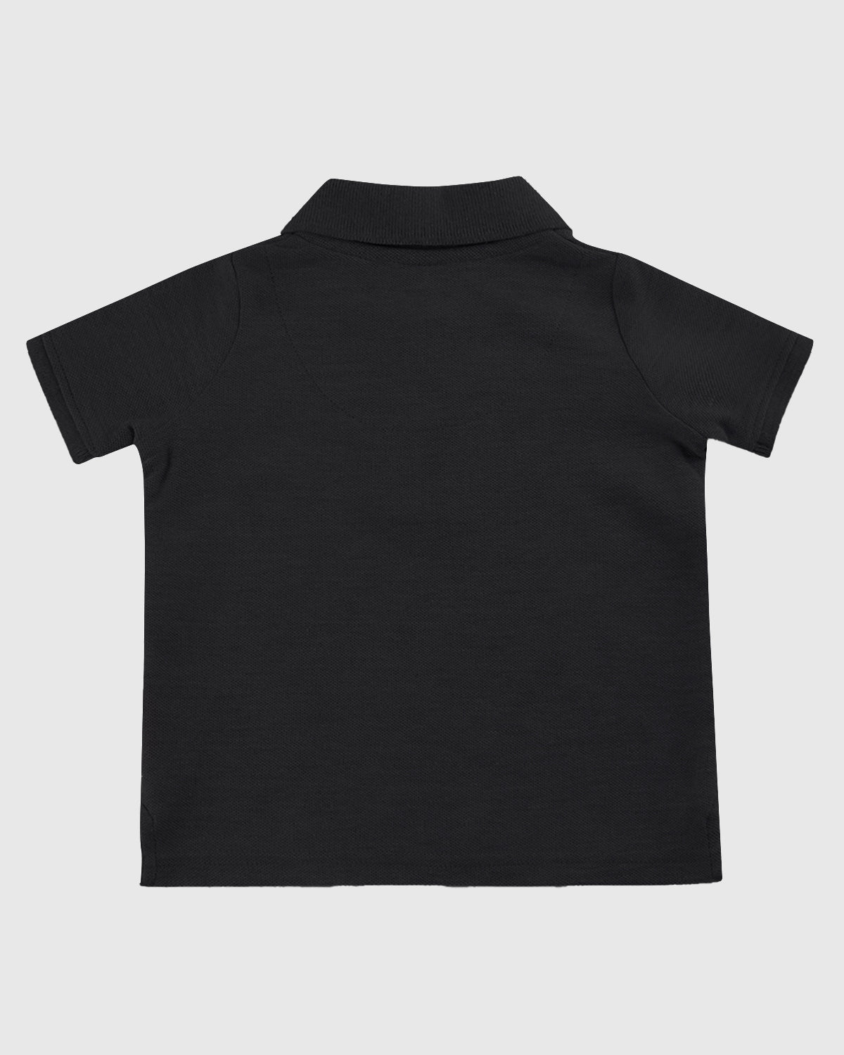 NFFC Infant Black Essential Crest Polo