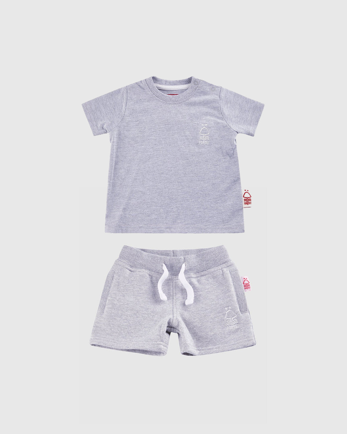 NFFC Infant Grey Essential T-Shirt And Shorts Bundle