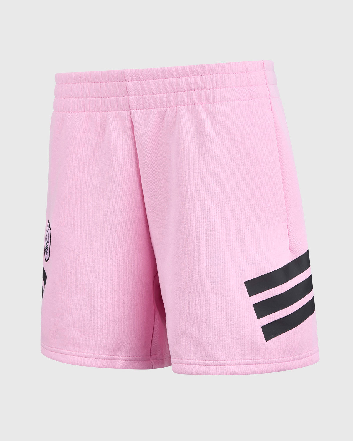 NFFC adidas Women's Future Icons Pink 3-Stripe Shorts