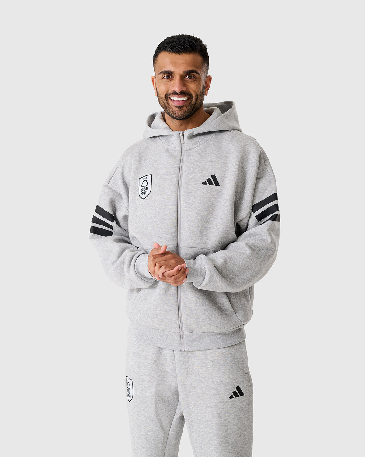 NFFC Adidas Future Icons 3-Stripe Full Zip Hoodie
