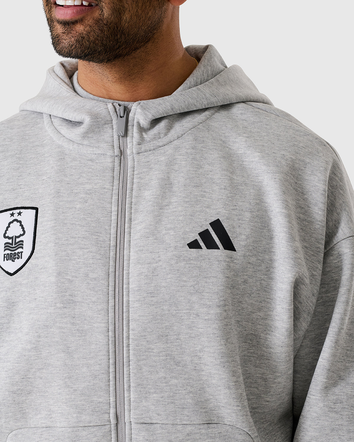 NFFC Future Icons Small Logo Full Zip Hoodie