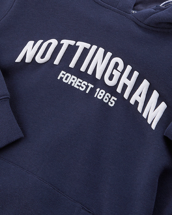 NFFC Junior Navy Collegiate Print Hoodie