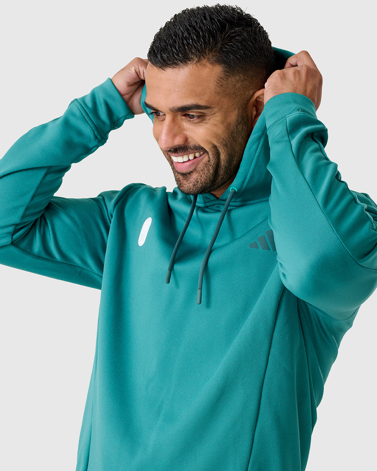 NFFC Adidas Golf Ultimate365 Teal Hoodie
