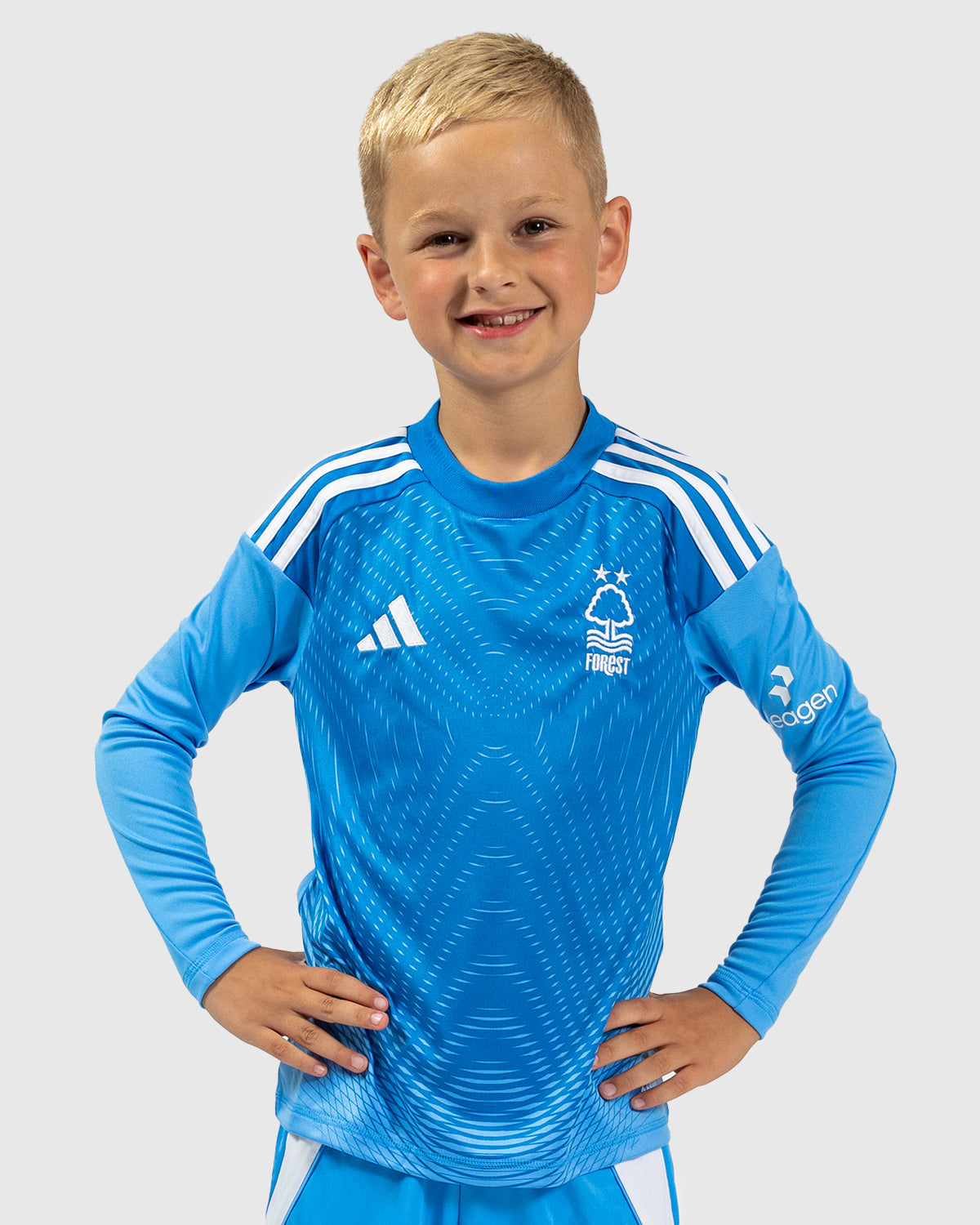 NFFC Junior Blue Goalkeeper Shirt 25/26