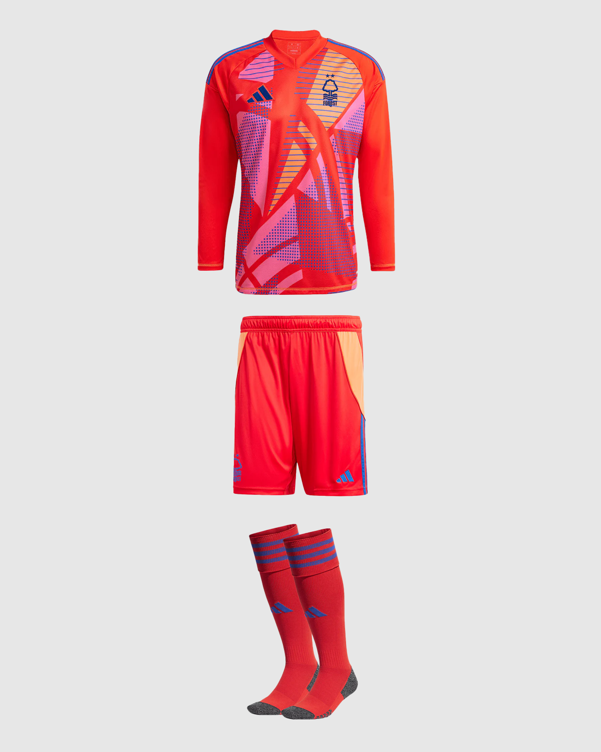 NFFC Junior Red Goalkeeper Kit Bundle