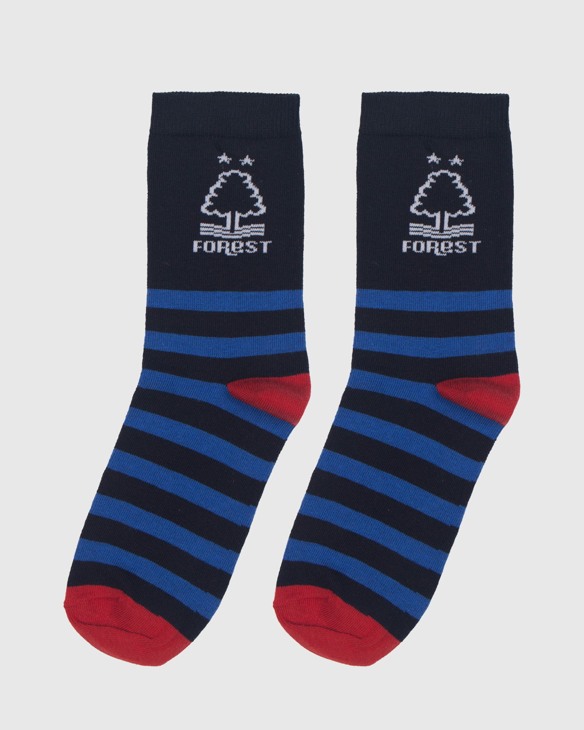 NFFC Junior Navy Stripe Socks