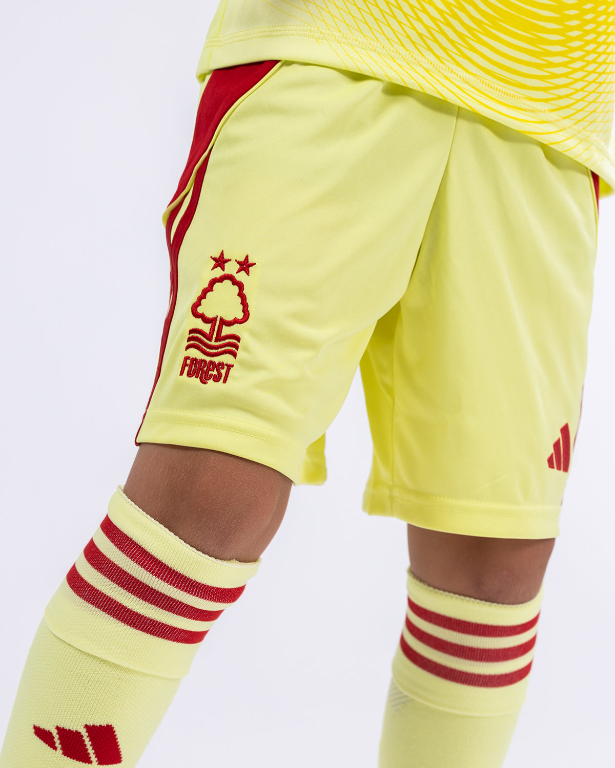 NFFC Junior Yellow Goalkeeper Shorts 25/26