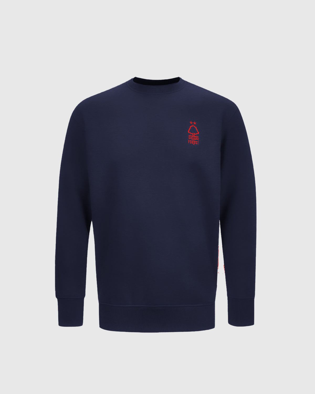 NFFC Junior Navy Essential Crest Crew Neck Sweatshirt