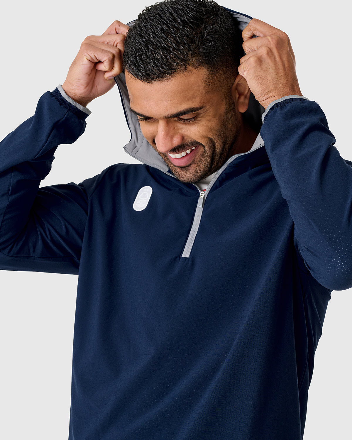 NFFC Adidas Golf Ultimate365 Navy 1/2 Zip Anorak
