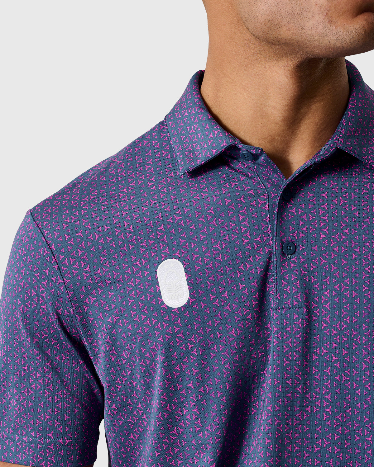 NFFC Adidas Golf Ultimate365 Tango Print Climacool Polo