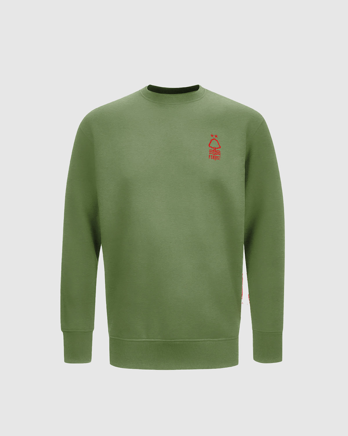 NFFC Junior Khaki Essential Crest Crew Neck Sweatshirt