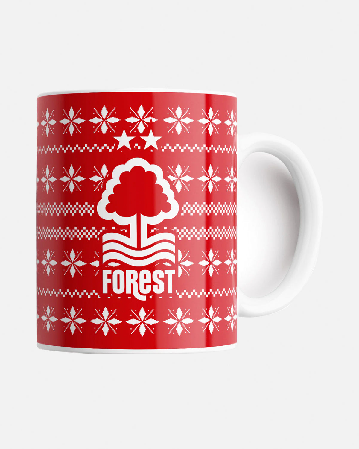 NFFC Christmas Knitted Halves Mug