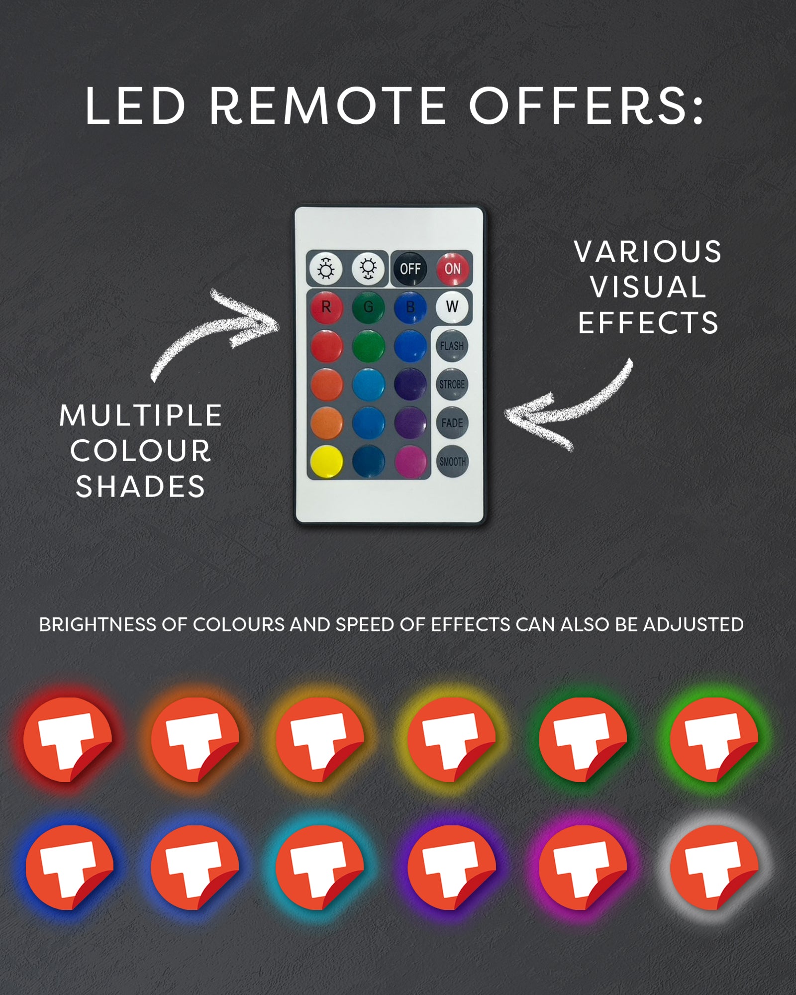 NFFC Crest LED Backlit Wallpop